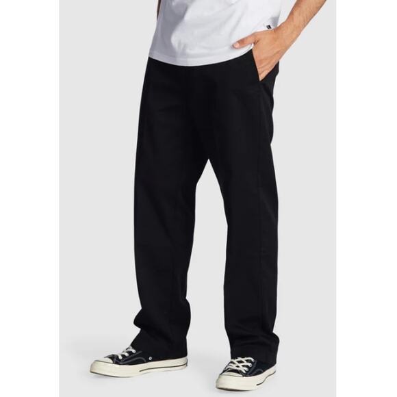 Billabong Men's Black Carter Chino Pants Size 28 - Picture 3 of 8